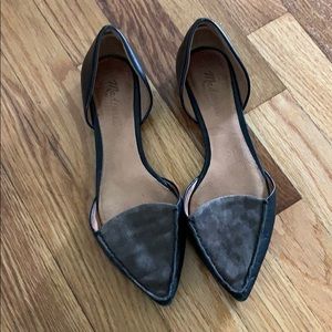 Madewell d’orsay pointy flats